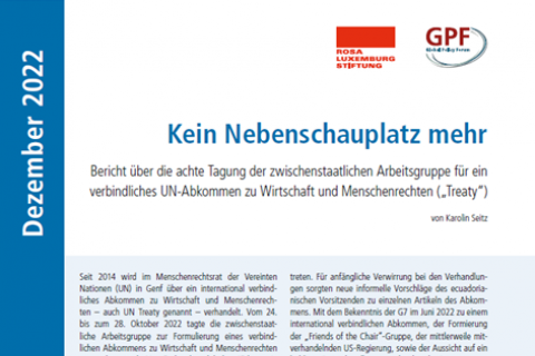 Cover UN Treaty 8. Sitzung